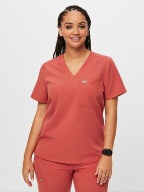 Figs Clay Catarina Women's One Pocket Scrub Top Limited Edition size XL